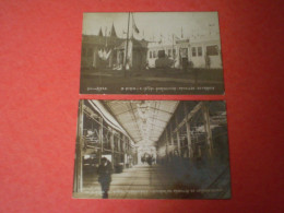 Cartes Photo Buenos Aires, Argentine Exposition 1910: Pavillon De La France & Pavillon USA - Ausstellungen