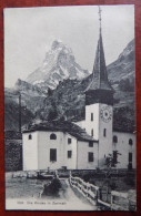 Cpa Die Kirche  In Zermatt - Zermatt