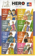 2021 Philippines COVID Be A Hero Health Miniature Sheet Of 8 MNH - Filipinas