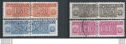 1953-55 Italia Pacchi In Concessione 4v. Cancelled Sassone N. 1/4 - 1946-60: Mint/hinged