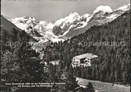 11642824 Pontresina Hotel Morteratsch Mit Bellavista Piz-Bernina Und Piz-Mortera - Autres & Non Classés