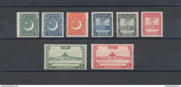 1949-53 PAKISTAN - SG 44/51 Redrawn , Set Of 8 , MNH** - Andere & Zonder Classificatie