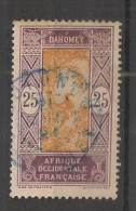 DAHOMEY - 1922 - N°YT. 63 - Cocotier 25c Violet-brun - Oblitéré / Used - Usados