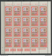 1978-79 Italia - Repubblica , N° 1438 , 1500 Lire Policromo , In Minifoglio Di 20 , MNH** - Feuilles Complètes