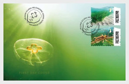 Finland.2024.Europa CEPT.Underwater Fauna And Flora.FDC. - Meereswelt