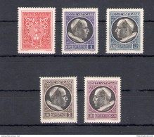 1940 Vaticano, Francobolli Nuovi, Annata Completa ,5 Valori , MNH ** - Volledige Jaargang