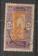 DAHOMEY - 1922 - N°YT. 63 - Cocotier 25c Violet-brun - Oblitéré / Used - Oblitérés