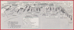 Carte Du Port De Marseille. Bouches Du Rhône (13). Larousse 1960. - Historical Documents