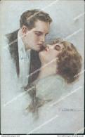 Ca473 Cartolina Art Deco Donnina Lady Donna Cupido Illustratore Artist Corbella - Sonstige & Ohne Zuordnung