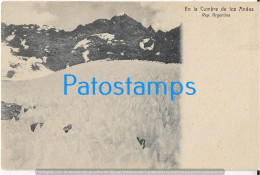 228417 ARGENTINA CORDILLERA DE LOS ANDES CUMBRE VISTA PARCIAL ED TONARELI POSTAL POSTCARD - Argentina