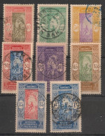 DAHOMEY - 1925-26 - N°YT. 70 à 78 - Série Complète - Oblitéré / Used - Usados