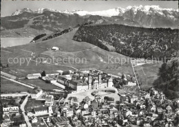 11642763 Einsiedeln SZ Fliegeraufnahme Mit Kloster Und Glaernisch Einsiedeln - Autres & Non Classés