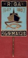 ** BROCHE  RIGA  1947 - 1967 ** - Navy