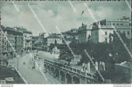 Au100 Cartolina Fiume Via Xx Settembre 1929 Croazia - Andere & Zonder Classificatie