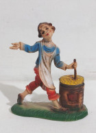 I117187 Pastorello Presepe - Statuina In Plastica - Cuoco Con Pentola - Presepi