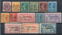 !!! LIBAN, SERIE N°1/14 OBLITERATIONS CHOISIES. QUELQUES VALEURS NEUVES * - Used Stamps