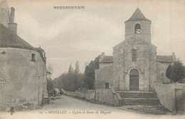 03 - ALLIER - BOURBONNAIS - SEUILLET - église Et Route De Magnet - 10302 - Autres & Non Classés