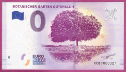 0-Euro XEBS 2018-1 BOTANISCHER GARTEN GÜTERSLOH - Essais Privés / Non-officiels