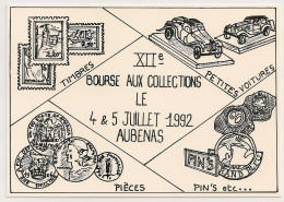 AUBENAS. XIIème Bourse Aux Collections. - Sammlerbörsen & Sammlerausstellungen