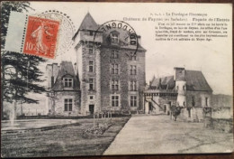 Cpa 24 Dordogne, Château De Fayrac ( En Sarladais), éd P.D.S, écrite En 1916 - Sonstige & Ohne Zuordnung