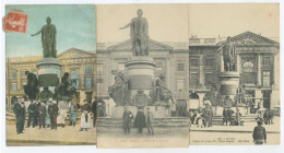 LOT 7 CPA Reims, Place Royale, Statue De Louis XV - Reims