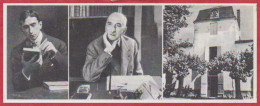 François Mauriac. Portrait En 1910,1949. Sa Propriété "Malagar" En Gironde. Larousse 1960. - Historische Documenten