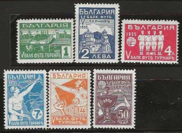 Bulgaria      .  Y&T      .  252/257        .   *      .     Mint-hinged - Neufs