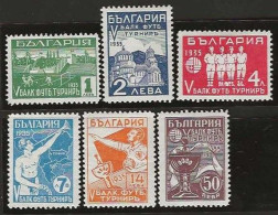 Bulgaria      .  Y&T      .  252/257        .   *      .     Mint-hinged - Unused Stamps