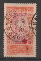 DAHOMEY - 1915 - N°YT. 60 - Croix Rouge - Oblitéré / Used - Oblitérés