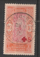 DAHOMEY - 1915 - N°YT. 60 - Croix Rouge - Oblitéré / Used - Oblitérés