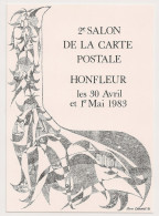HONFLEUR. 2ème Salon De La Carte Postale. - Bolsas Y Salón Para Coleccionistas