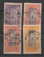 DAHOMEY - 1922-25 - N°YT. 66 à 69 - Série Complète - Oblitéré / Used - Usados