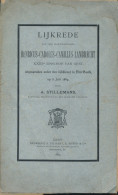 BOEKJE LIJKREDE VAN Z.H.W. HENRICUS CAMILLIUS LAMBRECHT XXIIe BISSCHOP VAN GENT 5 JULI 1889 = 15 BLZ = 230 X 140 MM - Décès