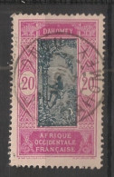 DAHOMEY - 1927-39 - N°YT. 85 - Cocotier 20c Rose-lilas - Oblitéré / Used - Used Stamps