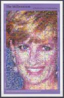 1999 Gambia 3427-3434KL Millennium - Princess Diana - Case Reali