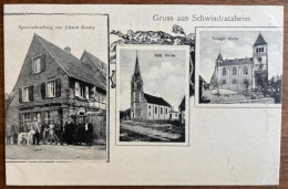 Gruss Aus Schwindratzheim - Multi-vues - Epicerie De Johann Koenig - Altri & Non Classificati