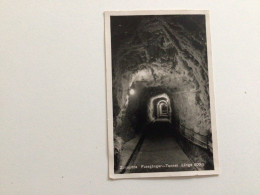 Carte Postale Ancienne Zugspitze Fussgänger Tunnel Länge 800 M - Zugspitze