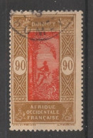 DAHOMEY - 1927-39 - N°YT. 90A - Cocotier 90c Brun Et Rouge - Oblitéré / Used - Usados