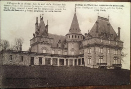 Cpa 24 Dordogne, Château De Fleurac, Côté Nord, éd L.Garde, écrite En 1926 - Sonstige & Ohne Zuordnung