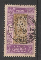 DAHOMEY - 1927-39 - N°YT. 93 - Cocotier 1f10 Violet Et Brun - Oblitéré / Used - Used Stamps