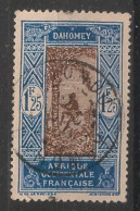 DAHOMEY - 1927-39 - N°YT. 94 - Cocotier 1f25 Bleu Et Brun - Oblitéré / Used - Gebruikt