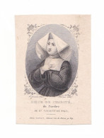 Soeur De Charité De L'Ordre De Saint Vincent De Paul, Gravure Florensa / Frère François, éd. Gombert - Devotion Images