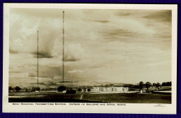 Ref 1651 - Real Photo Postcard - BBC West Regional Radio Transmitting Station Washford Somerset 2 - Aerial Masts - Sonstige & Ohne Zuordnung