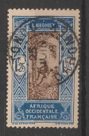 DAHOMEY - 1927-39 - N°YT. 94 - Cocotier 1f25 Bleu Et Brun - Oblitéré / Used - Usados