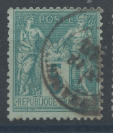 Lot N°83294   N°75, Oblitéré Cachet à Date à Déchiffrer - 1876-1898 Sage (Tipo II)