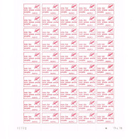 MA 801  - Vignettes " Code Postal " - Lot De 20 Feuilles De 50 Vignettes Avec Coin Daté. - Lettres & Documents