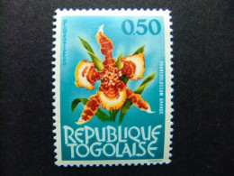 55 TOGO REPUBLIQUE TOGOLAISE 1964 / FLORA ORQUIDEAS ODONTOGLOSSUM / YVERT 394 ** MNH - Togo (1960-...)