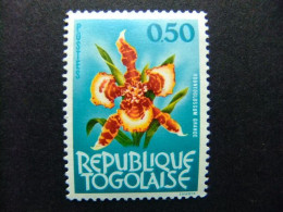 55 TOGO REPUBLIQUE TOGOLAISE 1964 / FLORA ORQUIDEAS ODONTOGLOSSUM / YVERT 394 ** MNH - Orchideen