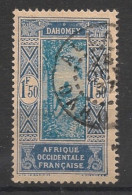 DAHOMEY - 1927-39 - N°YT. 95 - Cocotier 1f50 Outremer - Oblitéré / Used - Usati