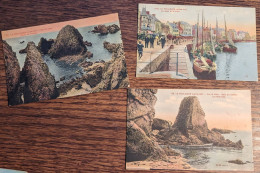 Lot De 3 Cartes Postales Anciennes Colorisées : Le Pouliguen - Ohne Zuordnung